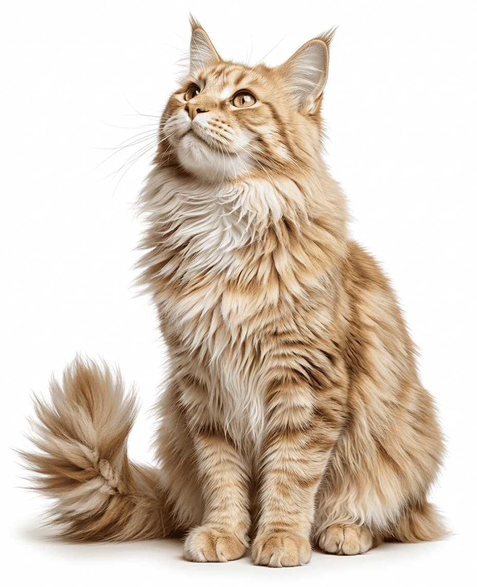 Кошка смотрит вверх